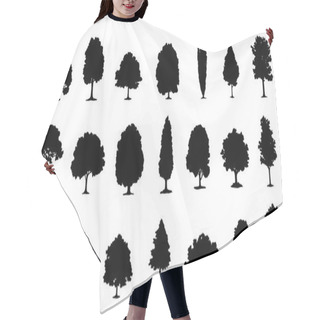 Personality  Tree Various Silhouettes Hair Cutting Cape