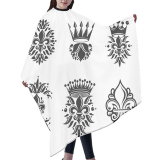 Personality  Lily Flowers Royal Symbols Hair Cutting Cape