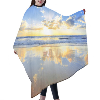 Personality  Sunrise Over Ocean Hair Cutting Cape