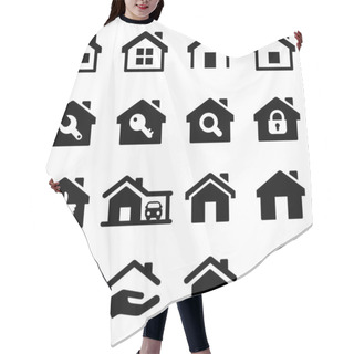 Personality  House Iconset Hair Cutting Cape
