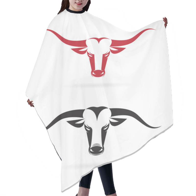 Personality  Vector Image Of An Bull Head On White Background Hair Cutting Cape