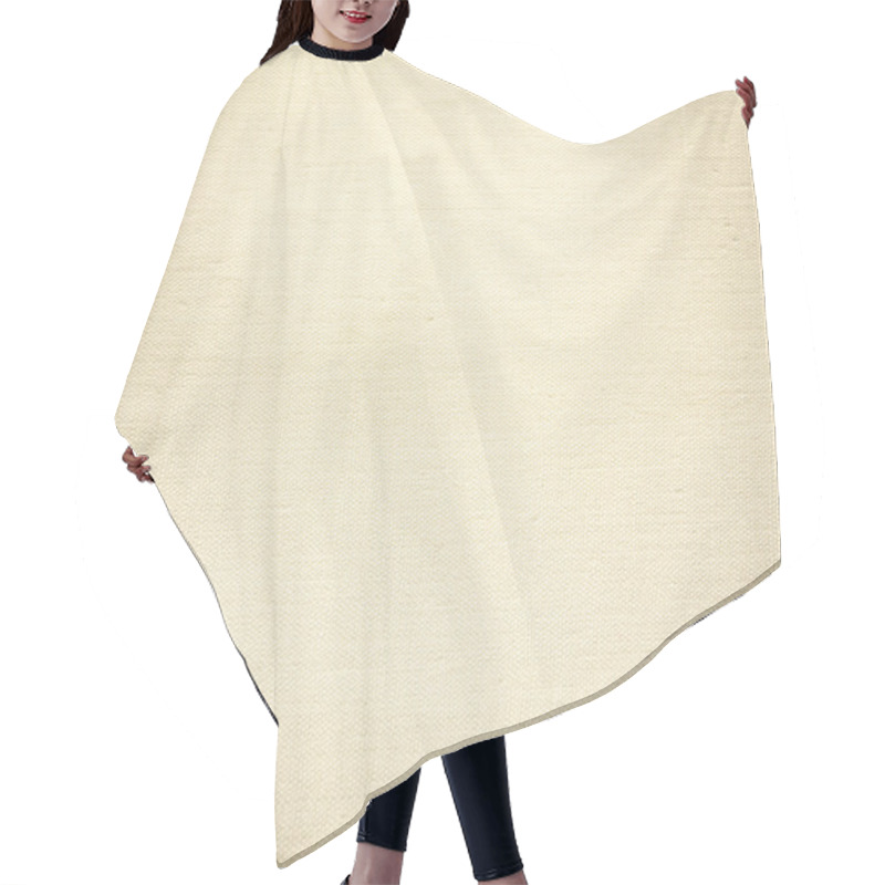 Personality  Beige canvas texture paper background hair cutting cape