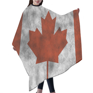 Personality  Grunge Canada Flag. Hair Cutting Cape