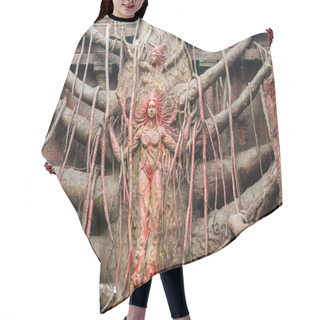 Personality  Hindu Gods In Tree Hair Cutting Cape
