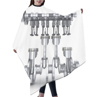 Personality  Crankshaft And Camshaft Hair Cutting Cape