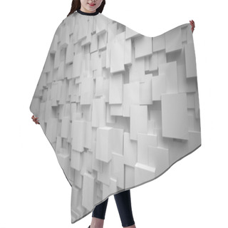 Personality  3d Cubes Hair Cutting Cape