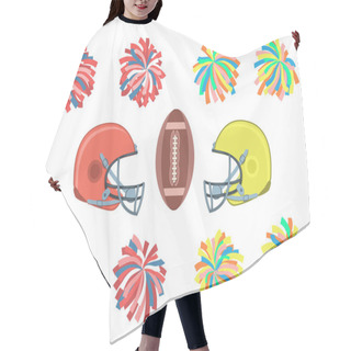 Personality  American Football Collection. Hair Cutting Cape