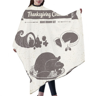 Personality  Thanksgiving Day Set. Hair Cutting Cape