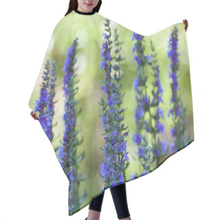 Personality  Purple Flowers Of Hyssop (hyssopus Officinalis) Hair Cutting Cape