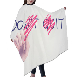 Personality  Dont Quit - Do It Hair Cutting Cape