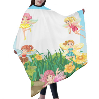 Personality  Fairies  And Sign Hair Cutting Cape
