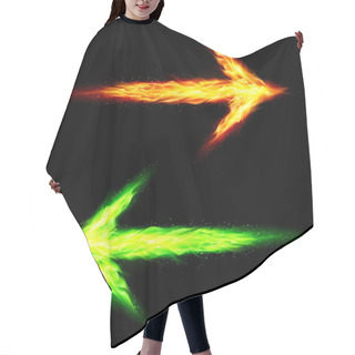 Personality  Two Fire Arrows Hair Cutting Cape