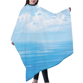 Personality  Speeding Boat In Sea Hair Cutting Cape