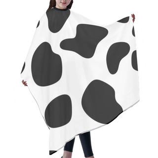 Personality  Seamless Pattern Cow Hair Cutting Cape