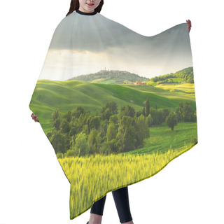 Personality  Sunset View Of Pienza Hair Cutting Cape