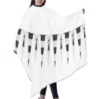 Personality  Garland Banner In The Colors Of Brittany On A White Background Hair Cutting Cape