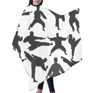 Personality  Karate Fighters Collection Hair Cutting Cape
