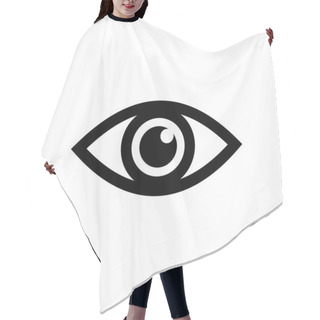 Personality  Eye Icon Vector. Look And Vision Icon. Eye Vector Ico Hair Cutting Cape