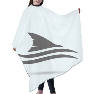 Personality  Shark, Fish Icon Hair Cutting Cape