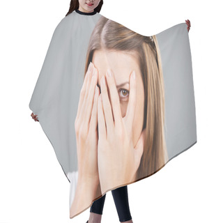 Personality  Covering Face Hair Cutting Cape