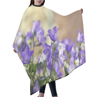 Personality  Flower Bell Lilac Hair Cutting Cape