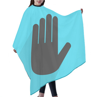 Personality  Hand Stop Icon Hair Cutting Cape