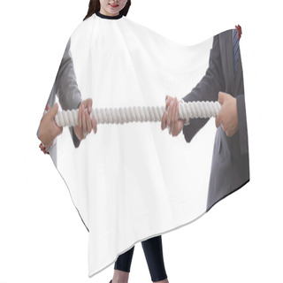 Personality  Business Competition Tug Of War Hair Cutting Cape
