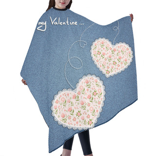 Personality  Valentine's Day Card Hair Cutting Cape