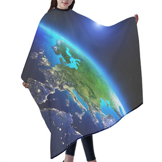 Personality  Earth Continents Hair Cutting Cape