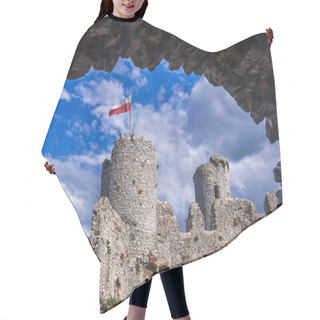 Personality  Ogrodzieniec Castle In Poland Hair Cutting Cape