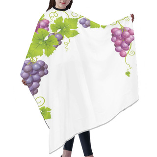 Personality  Vector Grape Frame 3 Hair Cutting Cape