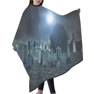 Personality  Cemetery Night Hair Cutting Cape