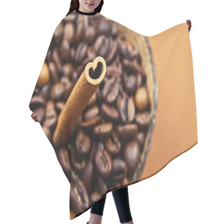 Personality  Coffee And Cinnamon Stick Hair Cutting Cape