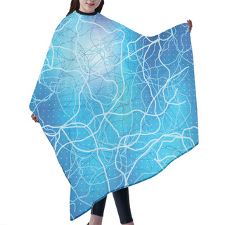 Personality  Abstract Elegance Background With Dots Hair Cutting Cape