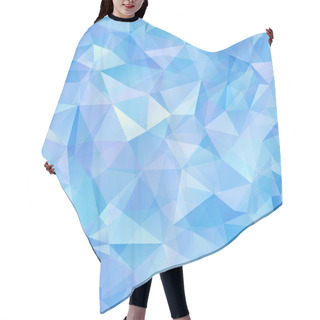 Personality  Geometric Pattern, Triangles Background. Hair Cutting Cape