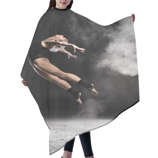 Personality  Dancing Woman In Bodysuit Hair Cutting Cape