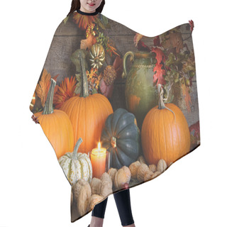 Personality  Still Life Harvest Decoration For Thanksgiving Hair Cutting Cape