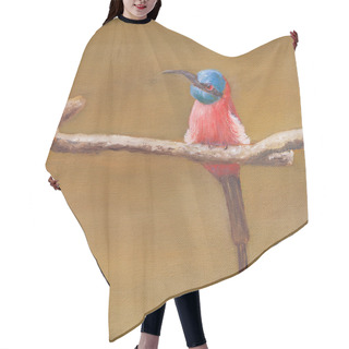 Personality  Painting Of Carmine Bee Eater Hair Cutting Cape
