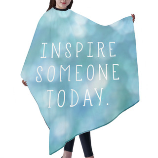 Personality  Inspirational Quote Hair Cutting Cape