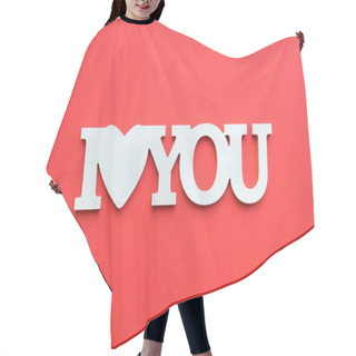 Personality  I Love You Inscription Hair Cutting Cape
