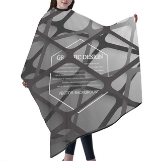 Personality  Abstract 3D Graphics Background ,Illustration Hair Cutting Cape