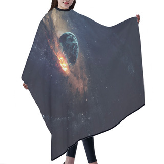 Personality  Galaxy In Space, Beauty Of Universe, Black Hole. Elements Furnished By NASA Hair Cutting Cape