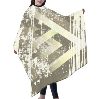 Personality  Dirty Colored Modern Grunge Background Hair Cutting Cape