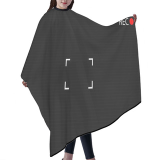 Personality  Camera Focusing Screen Recording Viewfinder Hair Cutting Cape