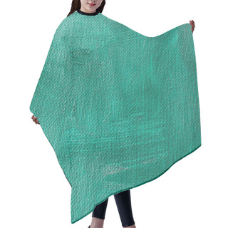 Personality  Teal Painting Background Or Texture  Hair Cutting Cape