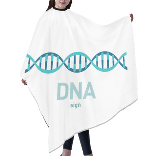 Personality  DNA Spiral Vector Hair Cutting Cape