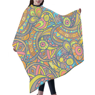 Personality  Vector Abstract Pattern Hair Cutting Cape
