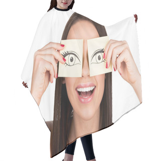 Personality  Eyes Hair Cutting Cape