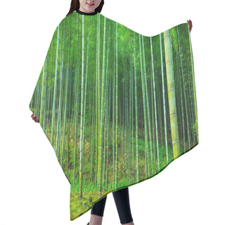 Personality  Bamboo Forest Of Arashiyama Near Kyoto, Japan Hair Cutting Cape