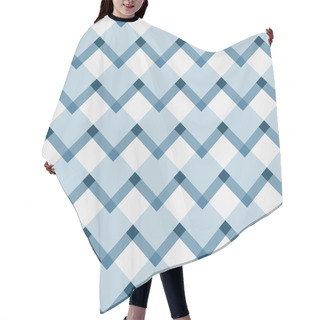 Personality  Fashion Pattern With Squares Hair Cutting Cape